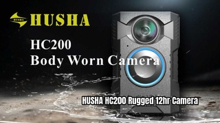 HUSHA HC200 바디 카메라 견고한 12시간 녹화